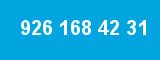 926 168 42 31